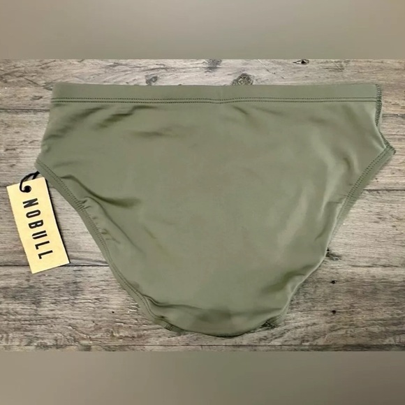 NWT NOBULL Men's Swim Brief - Small - Army Green - Picture 5 of 7